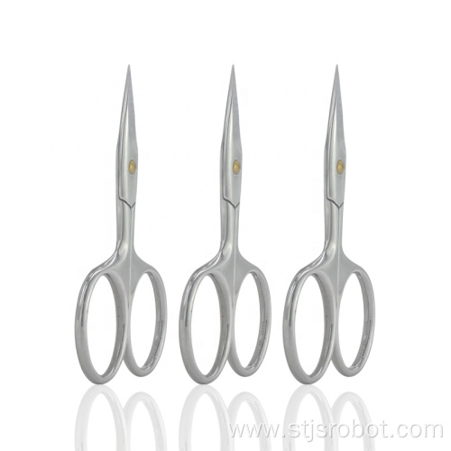 New Style Stainless Steel Eyebrow Trimmer Scissors For Beauty